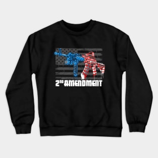 2nd Amendment US Flag MAGA KAG Crewneck Sweatshirt